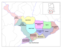 Central Ghana Districts