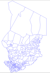 Chad Sub Prefectures