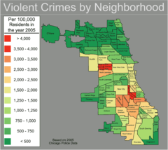 Chicago Violent Crime Map