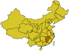 China Provinces Jiangxi