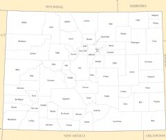 Colorado County Map