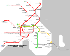 Copenhagen Metro Map