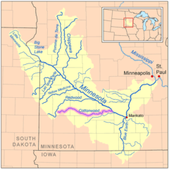 Cottonwoodmnrivermap