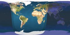 Daylight Map, Nonscientific (1400 Utc)