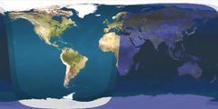 Daylight Map, Nonscientific (1700 Utc)