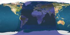 Daylight Map, Nonscientific (2300 Utc)