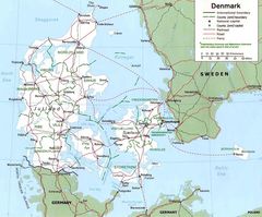 Denmark Map