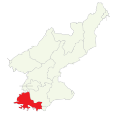 Divisions of North Korea (en) S Hwanghae Clear