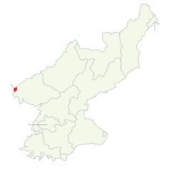 Divisions of North Korea (en) Sinuiju Clear