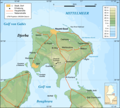 Djerba Topographic Map De