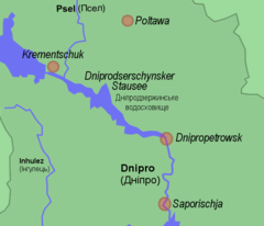 Dnepr Dnepropetowsker Stausee