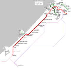 Dubai Metro Map