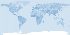 Earth Major Rivers Map