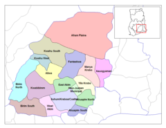 Eastern Ghana Districts