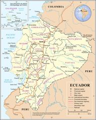 Ecuador Political Map