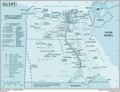 Egypt Political Map 2