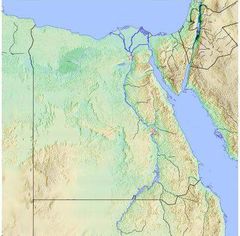 Egypt Terrain Map Cairo Karnak