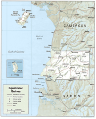 Equatorial Guinea Map