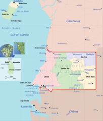 Equatorial Guinea Political Map