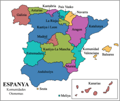 Espanya Komunidades Otonoma