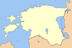 Estonia Locator Map