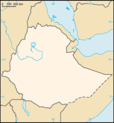 Ethiopia Map Blank