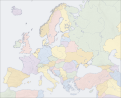 Europe Countries Map