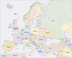 Europe Countries Map La