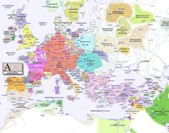 Europe Map 1100