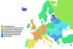 European Countries By Gdp