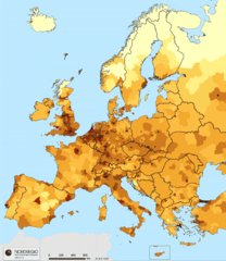 European Union Population Density