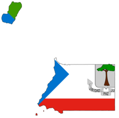 Flag Map of Equatorial Guinea