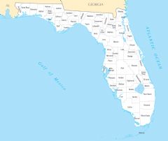 Florida County Map