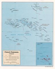 French Polynesia Map