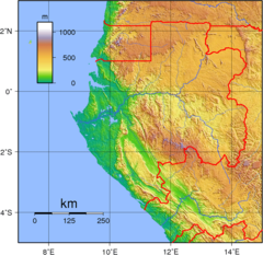 Gabon Topography