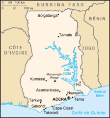 Ghana Carte