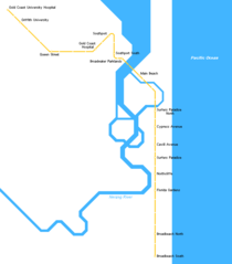 Goldcoast Metro Map