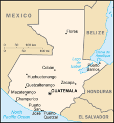 Guatemala Cia Wfb Map