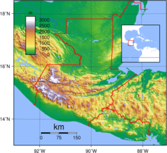 Guatemala Topography