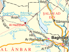 Haditha Location Map