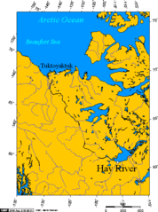 Hay River Connection To the Arctic Ocean