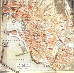 Historical Genoa City Map