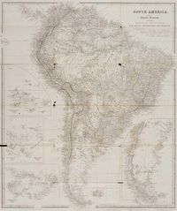 Historical Map South America