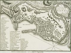 Historical Map of Genoa