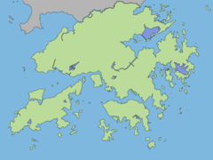 Hong Kong Outline Map