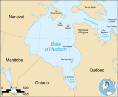 Hudson Bay Map Fr