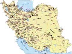 Iran Tourist Map