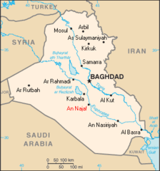 Iraq Map Najaf