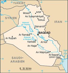 Iraq Map Sv