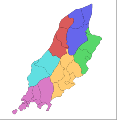 Isle of Man Parishes By Sheading